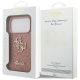 8. Etui Guess Fixed Glitter Big 4G na iPhone 17 Pro - różowe