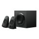 10. Logitech Z623 zestaw głośników 200 W Uniwersalne Czarny 2.1 kan. 35 W