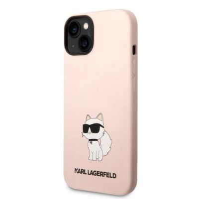 2. Etui Karl Lagerfeld Silicone Choupette na iPhone 14 Plus - różowe