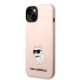 2. Etui Karl Lagerfeld Silicone Choupette na iPhone 14 Plus - różowe