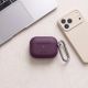 4. Etui Tech-Protect Silicone Hook na Apple AirPods 3 - burgundowe
