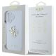 8. Etui Guess Grained Big 4G Logo Small Classic Logo na iPhone 16 - niebieskie