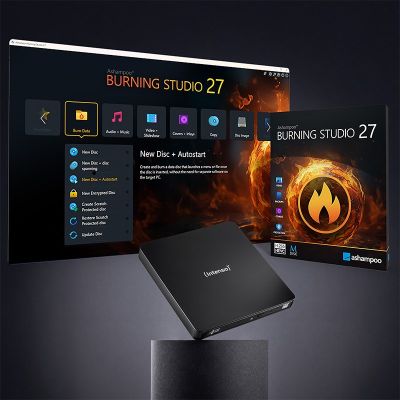 13. Intenso EOD 400D Slim dysk optyczny DVD Super Multi DL Czarny
