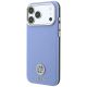 2. Etui Guess Grained Round Strass Logo MagSafe na iPhone 18 Pro Max / 17 Pro Max - niebieskie