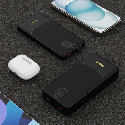 9. Powerbank Dudao K10 10000mAh  2.4A 2 x USB-A - czarny