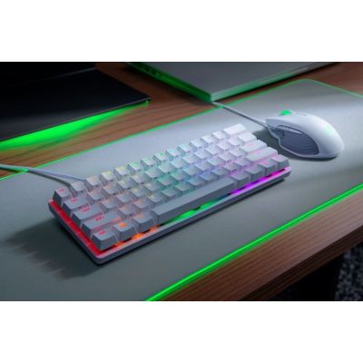 2. Razer Huntsman Mini klawiatura Gaming USB QWERTY Amerykański międzynarodowy Biały