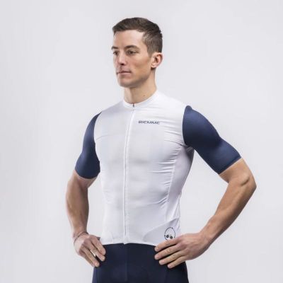 3. Biemme koszulka NATURE biało granatowa S