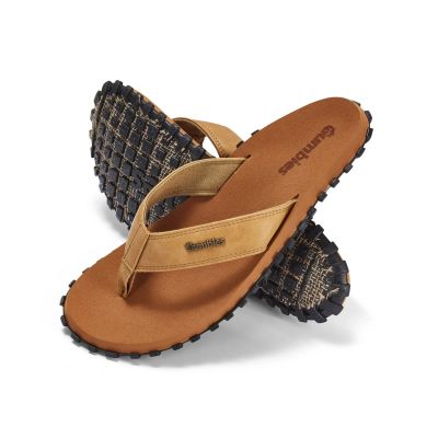 9. Japonki Gumbies Vegovert Flip-Flops Unisex Tan M GU-FFVEG128