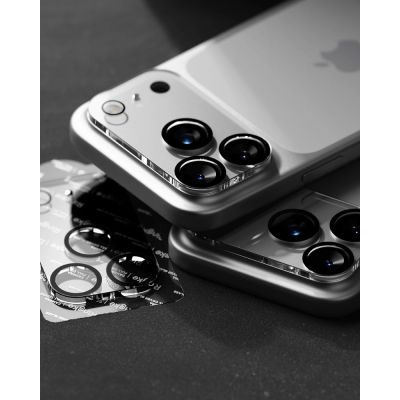 6. Szkło hartowane na wyspe aparatu Ringke Camera Full Cover 2-Pack na iPhone 18 Pro Max - czarna