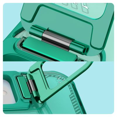 7. Etui Nillkin Iceblade Prop z podstawką na iPhone 16e / 17e - zielone