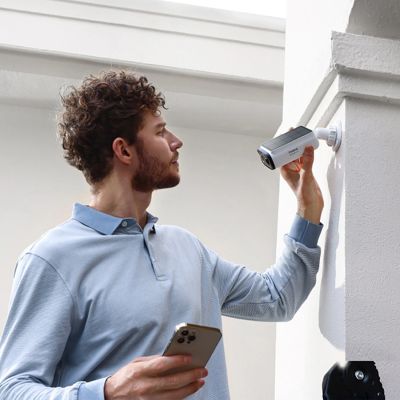 8. Kamera zewnętrzna Baseus Security S1 Lite 2K - biała