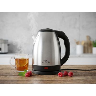 8. TITANUM CZAJNIK ELEKTRYCZNY RORAIMA 1.8 L INOX TKK102X