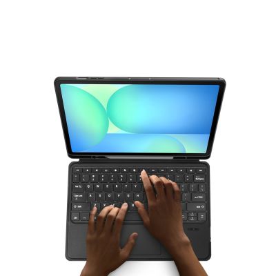 8. Etui z klawiaturą Dux Ducis (DK series) na Samsung Tab S10 FE+ (Plus) - czarne