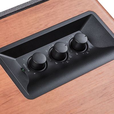 4. Głośniki Edifier Studio R1280T 2.0 sprzedaż detaliczna drewna