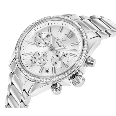 2. Zegarek Damski Giewont Sapphire Srebrny GW3670-B1