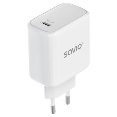 5. SAVIO ŁADOWARKA SIECIOWA LA-14 20W POWER DELIVERY 3.0, BIAŁA