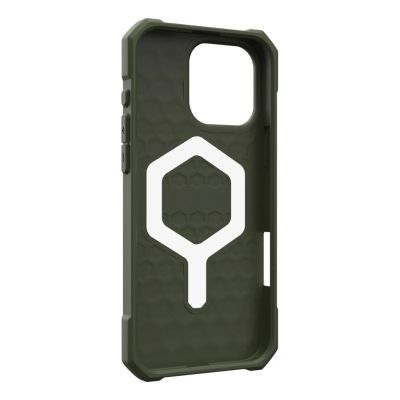 Etui UAG Urban Armor Gear Essential Armor MagSafe do Apple iPhone 16 Pro Max oliwkowy szary (przezroczysty)