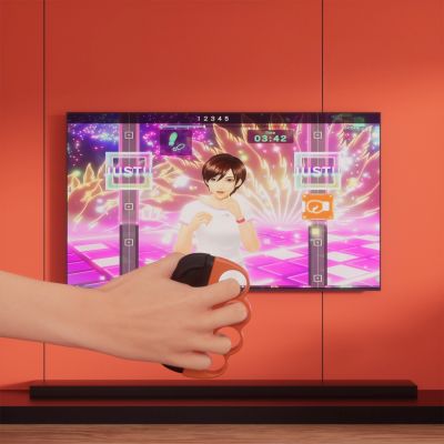 52. Pakiet akcesoriów rodzinnych 23 w 1 do konsoli Nintendo Switch 2 - zestaw pomarańczowy i niebieski
