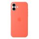 Silikonowe etui Apple iPhone 16 Plus z MagSafe - Tangerine