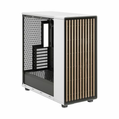 11. Obudowa Fractal Design North XL Midi Chalk TG Clear (Biała, przezroczysty bok)