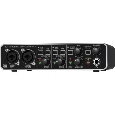 10. Behringer UMC204HD - Interfejs audio USB