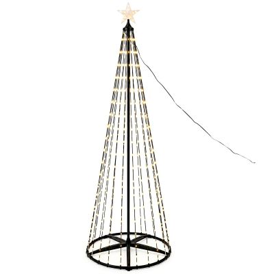 2. CHOINKA DEKORACYJNA 550LED SUPER CIEPŁY BIAŁY 300CM BLACK