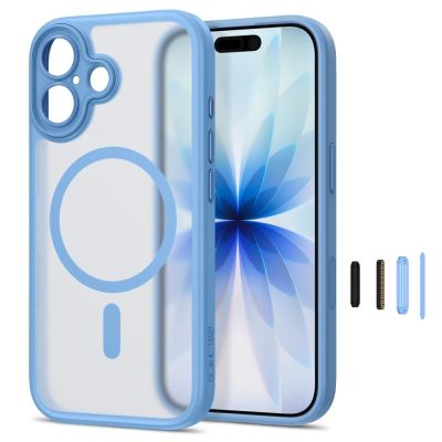 2. Etui Tech-Protect MagPeak MagSafe CC na iPhone 17 - niebieskie matowe