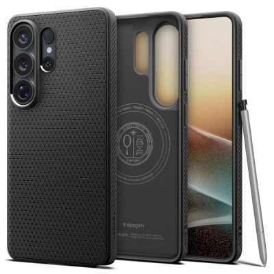 Etui Spigen Liquid Air Mag MagSafe na Samsung Galaxy S26 Ultra - czarne