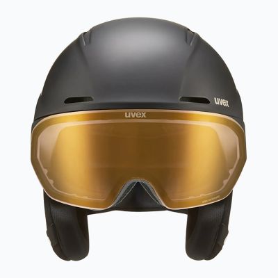 2. Kask narciarski UVEX Ultimate horizon MIPS black matt