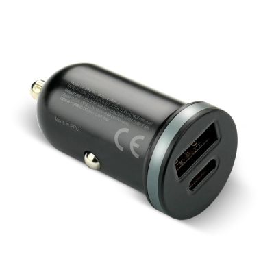 3. EVERACTIVE ŁADOWARKA SAMOCHODOWA 1X USB + 1X USB-C 35W QC 3.0 PD CZARNA CC-30Q