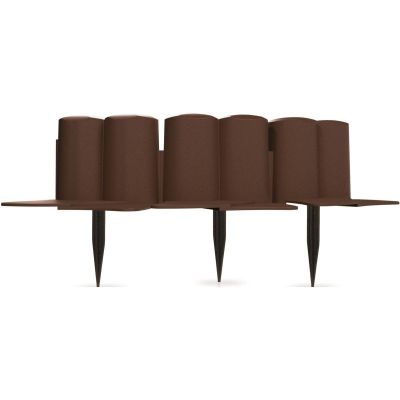 2. PALISADA OGRODOWA OBRZEŻE TRAWNIKOWE 302CM IPAL 6 BRĄZ