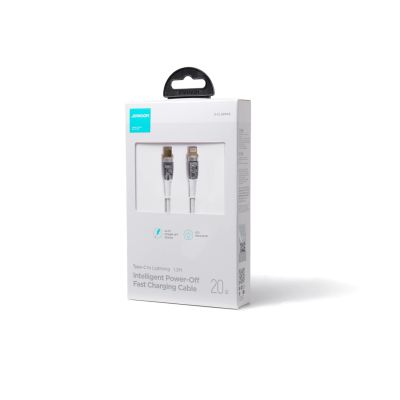 3. Kabel Joyroom Star-Cloud Series A3 USB-C / Lightning 20W 1.2m z inteligentnym wyłącznikiem - biały