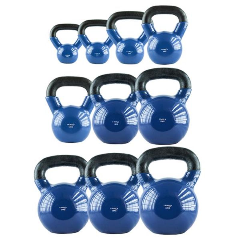 3. Kettlebell żeliwny Blue HMS KNV24 24kg
