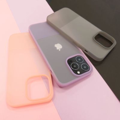 13. Kingxbar Plain Series etui pokrowiec do iPhone 13 Pro Max silikonowa obudowa różowy