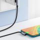 4. Ugreen kabel kątowy 90° USB C - USB 2.0 480Mb/s 3A 3m czarny (US176)