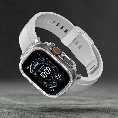 8. Etui ochronne AMAZINGTHING Minimal na Apple Watch UItra 3 49 mm - przezroczyste