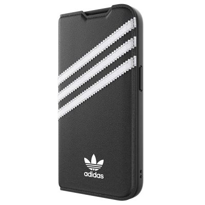 3. Etui Adidas OR Booklet Case PU na iPhone 14 Pro - czarno-białe