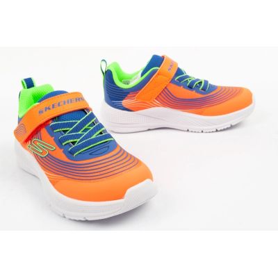 7. Skechers buty sportowe dziecięce Microspec Advance wsuwane na rzep