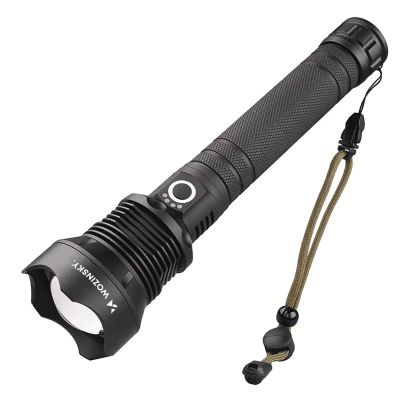 2. Latarka taktyczna Wozinsky WLT-20W 20 W 2000 lm diody CREE IP65 z regulacją wiązki - czarna