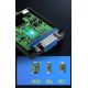 11. Ugreen adapter przejściówka HDMI - VGA micro USB / audio 3,5 mm mini jack czarny (40248)