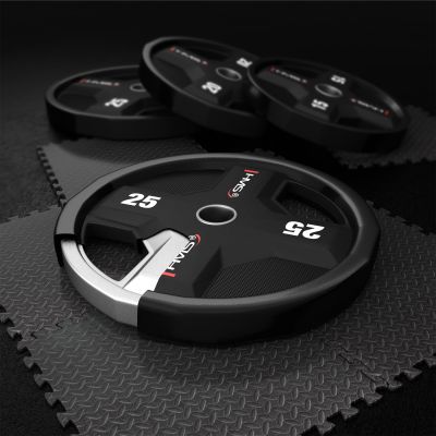 6. TPC25 TALERZ OLIMPIJSKI POLIURETANOWY CPU 25 KG HMS