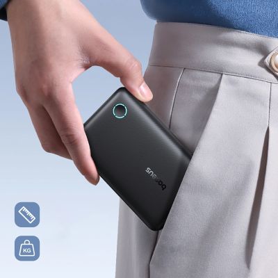 13. Powerbank Baseus EnerFill FP11 10000mAh 15W (z czarnym kablem Simple USB-C - USB-C 20V/3A 30cm) - czarny