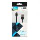 2. Kabel IBOX USB TYP-C, 2A 1M IKUMTC (USB 2.0 typu A M - USB typu C M; 1m; kolor czarny)
