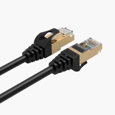 3. Kabel sieciowy Ethernet Orico PUG-C7 CAT7 10Gbps RJ45 internetowy LAN okrągły 5 m - czarny