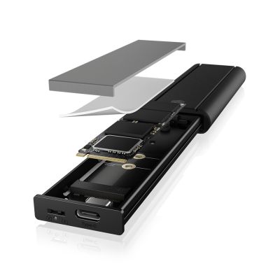2. ICY BOX IB-1807MT-C31 Obudowa SSD Czarny M.2