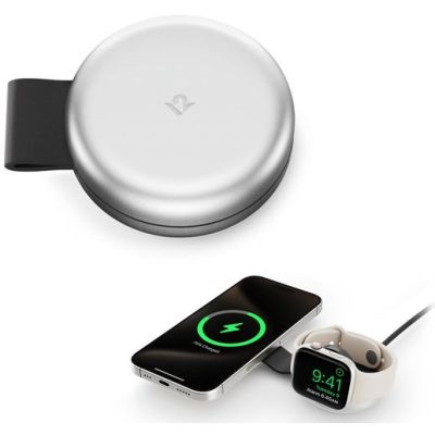 Twelve South ButterFly - ładowarka bezprzewodowa do dwóch urządzeń kompatybilna z MagSafe (etui, zasilacz, wtyczki US, UK, EU, AU, kabel zasilający 1m USB-C - USB-C w zestawie)
