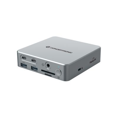 2. Stacja dokująca CONCEPTRONIC 15-1 USB-C->2xHDMI/2xUSB-C/4xUSB-A/+80W si