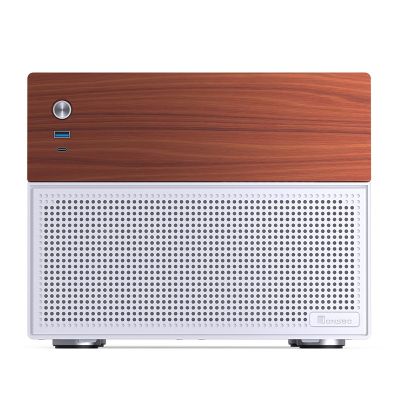 2. Jonsbo N4 WHITE zabezpieczenia & uchwyty komputerów Micro Tower Biały