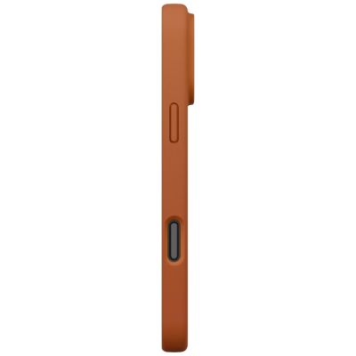 4. Etui UNIQ Lino na iPhone 17 Pro Max Magclick Charging - pomarańczowe