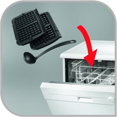 6. Tefal XA7248 Aluminium Płyta na gofry